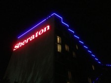 Texas Sheraton, Blue LED Border 110 V