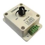 Controller Dimming, 1 channel, 12v or 24v, 8A, LED, pwm