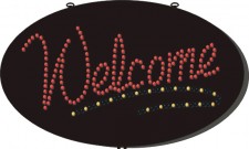 LED animated sign, WELCOME